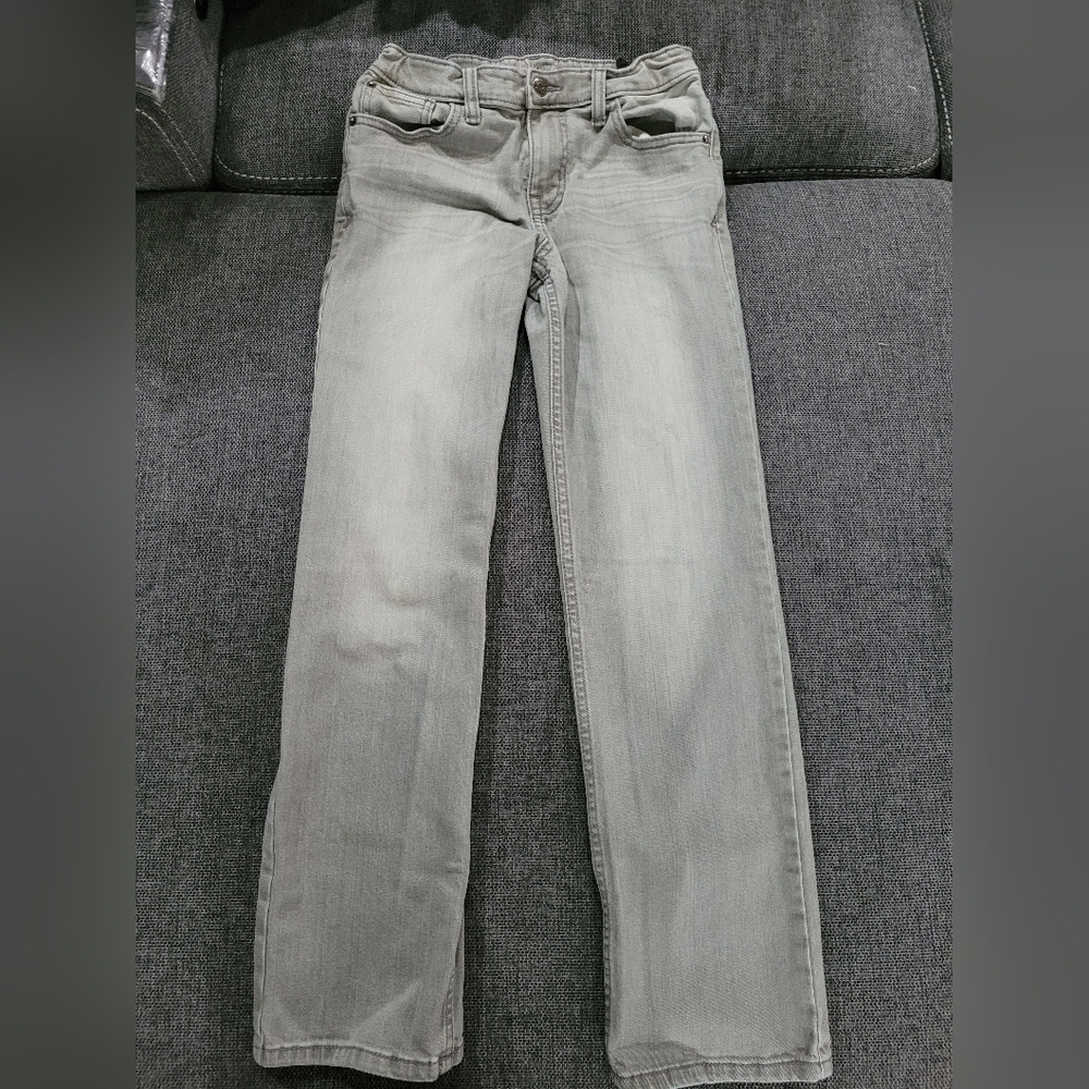 Cat & Jack Gray Straight-Leg Jeans